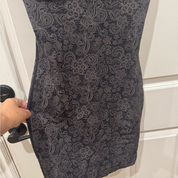 BNWOT Smooth Operator Dress Size M/34E Elegant Black Lace Mini Dress $198- read - Picture 4 of 11